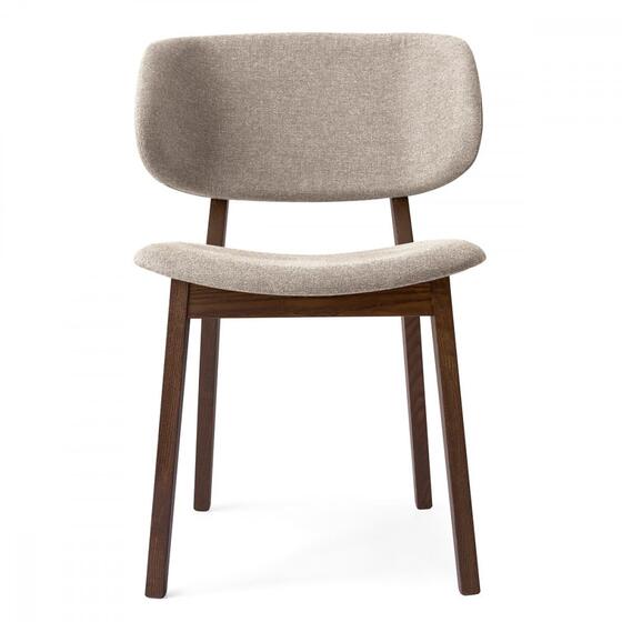 Claire Wooden chair with upholstered seat and back | Calligaris